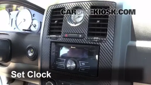 2006 Chrysler 300 C SRT8 6.1L V8 Horloge Régler l'horloge